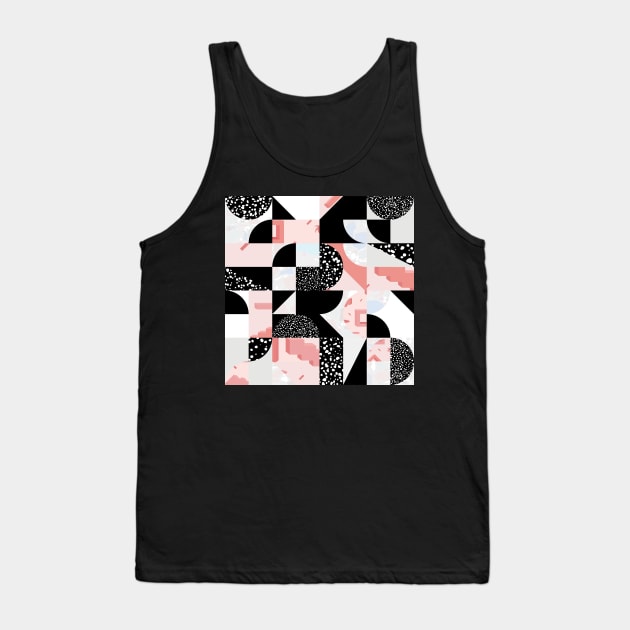 Surreal Geometry I. / Shapes and Texture Tank Top by matise